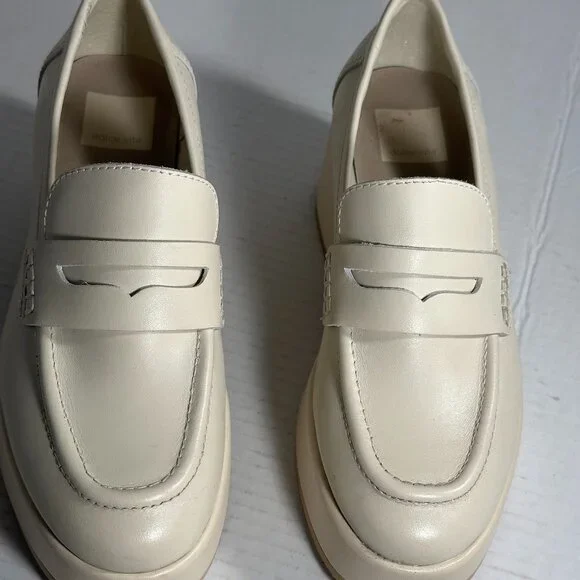 Dolce Vita Cream Loafers - Picture 2 of 16